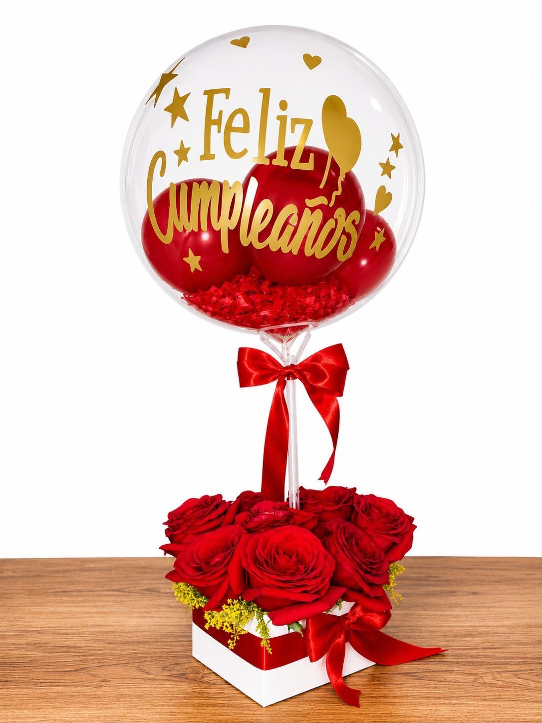Corazón de flores